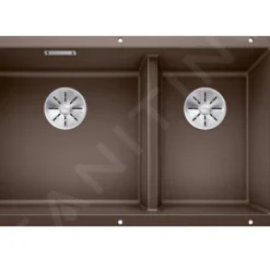 Blanco Subline 430/270 - Silgranit Spoelbak, 755x460 Mm, Coffee 523160