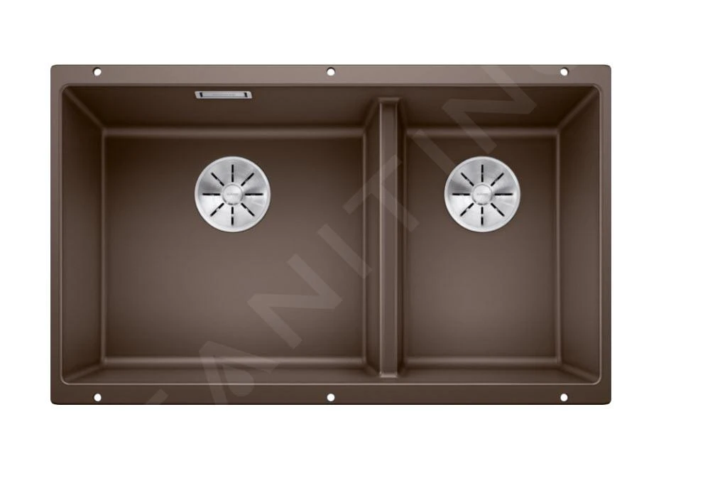 Blanco Subline 430/270 - Silgranit Spoelbak, 755x460 Mm, Coffee 523160 3 Blanco Subline 430/270 - Silgranit Spoelbak, 755x460 Mm, Coffee 523160