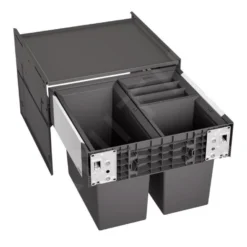 Blanco Select - Inbouw Afvalemmer, Met Scheidingswand, Inhoud 35 L 526202