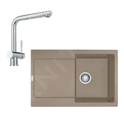 Franke Sets - Keukenset G39, Fragraniet Spoelbak MRG 611 En Keukenkraan Samoa, Kasjmier/chroom 114.0510.267