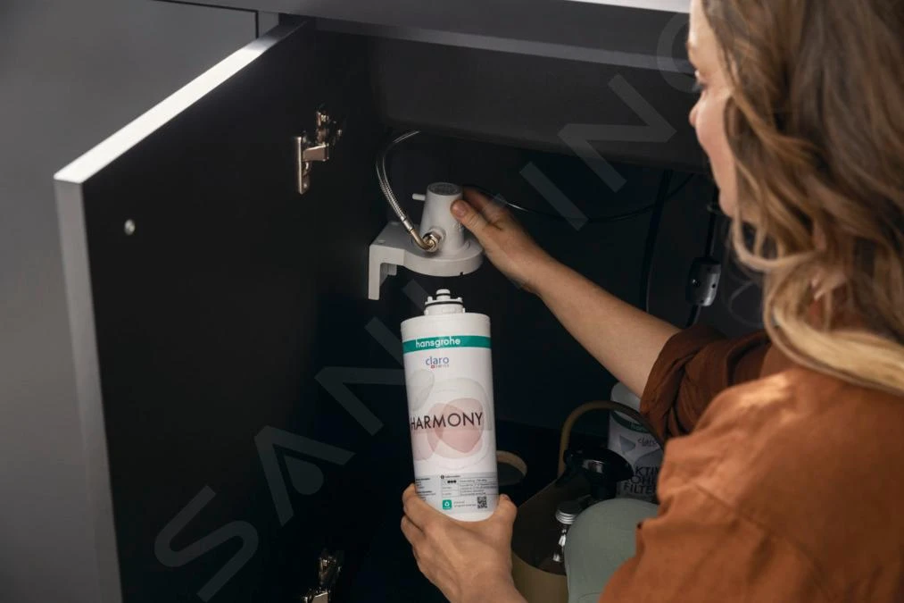 Hansgrohe Aqittura M91 - Keukenmengkraan Met Uittrekbare Uitloop En Filterfunctie, SBox, Mat Zwart 76800670 8 Hansgrohe Aqittura M91 - Keukenmengkraan Met Uittrekbare Uitloop En Filterfunctie, SBox, Mat Zwart 76800670 - Afbeelding 6