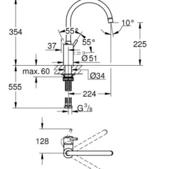 Grohe Concetto - Keukenkraan, Chroom 32661003 -Exporteren Kraan Lux Winkel bbfc8eebfe3df386080ffc0c