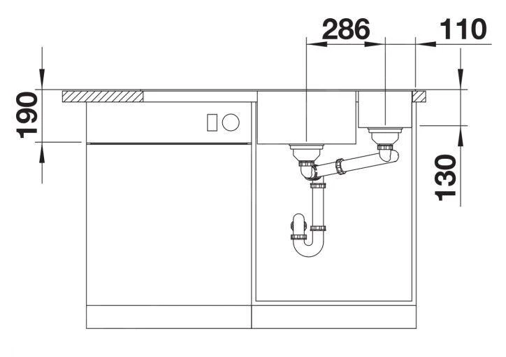 Blanco Axia III 6 - Silgranit Spoelbak, 1000x510 Mm, Met Draaiknopbediening En Accessoires, Zwart 525849 5 Blanco Axia III 6 - Silgranit Spoelbak, 1000x510 Mm, Met Draaiknopbediening En Accessoires, Zwart 525849 - Afbeelding 3