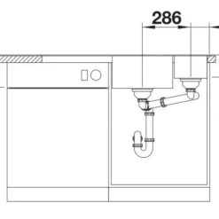 Blanco Axia III 6 - Silgranit Spoelbak, 1000x510 Mm, Met Draaiknopbediening En Accessoires, Zwart 525850 -Exporteren Kraan Lux Winkel bc3e3ffc1ae95bcff95ba50d