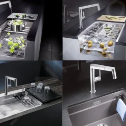 Blanco Etagon 8 - Silgranit Spoelbak, 780x510 Mm, Met Verschillende Niveaus, InFino, Aluminium 525179 -Exporteren Kraan Lux Winkel bccf5d752b3def82cfc55c5e 4