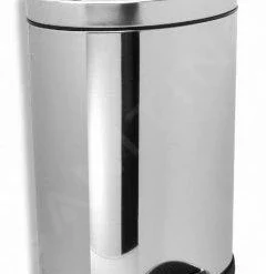 Novaservis Badkamer Accessoires - Prullenbak Rond 5 L, Chroom 6160,0