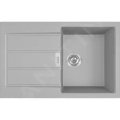 Franke Sets - Set T82, Tectonite Spoelbak S2D 611-78 En Keukenkraan FN 0147.031, Grijs/chroom 143.0618.718 -Exporteren Kraan Lux Winkel be234dcc2dda213e969a7b7e 1