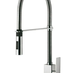 Paffoni Elle - Keukenkraan Met Uittrekbare Handdouche, Chroom EL179CR