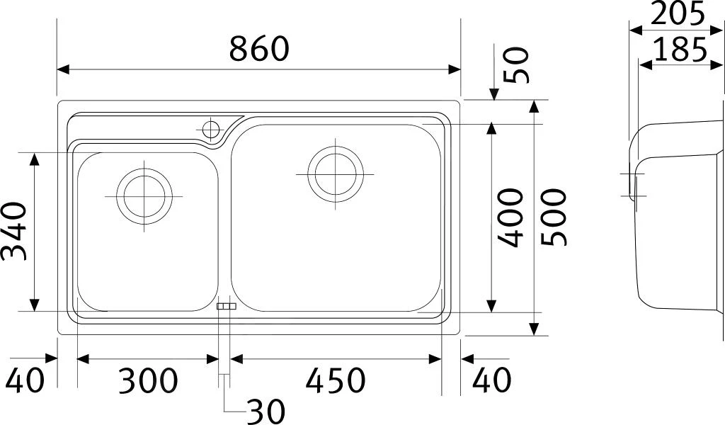 Franke Galassia - Spoelbak GAX 620, 860x500 Mm, Rvs 101.0120.146 4 Franke Galassia - Spoelbak GAX 620, 860x500 Mm, Rvs 101.0120.146 - Afbeelding 2
