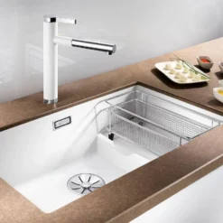 Blanco Subline 700 - Silgranit Spoelbak, 730x460 Mm, Met Toebehoren, InFino, Wit 523456 -Exporteren Kraan Lux Winkel c13401782c81d73bae36c5ec