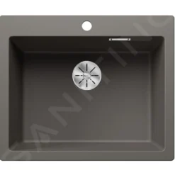 Blanco Pleon 6 - Silgranit Spoelbak, 615x510 Mm, InFino, Grijs 527320
