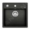 Blanco Dalago 5 - Silgranit Spoelbak, 515x510 Mm, Draaiknopbediening, Antraciet 518521 -Exporteren Kraan Lux Winkel c40a122aea33116a4ac94098