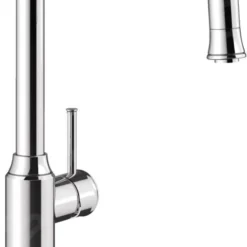 Blanco Livia S - Keukenkraan Met Uittrekbare Sproeikop, Chroom 521288