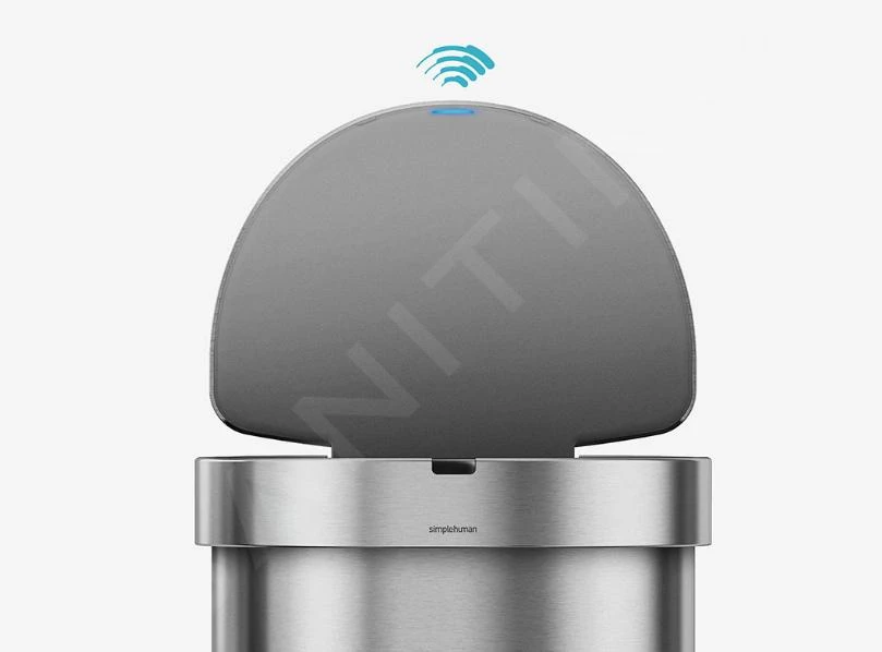 Simplehuman Afvalemmers - Afvalbak Met Sensor, 45 L, Gebrosteld Rvs ST2009 13 Simplehuman Afvalemmers - Afvalbak Met Sensor, 45 L, Gebrosteld Rvs ST2009 - Afbeelding 11
