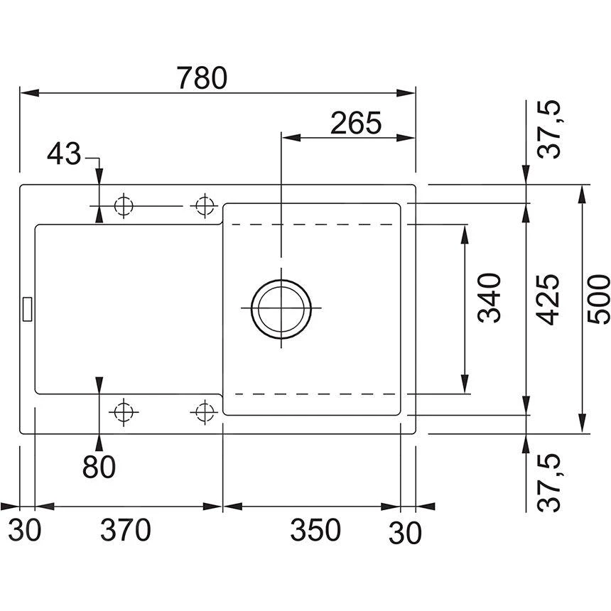 Franke Sets - Keukenset G40, Fragraniet Spoelbak MRG 611 En Keukenkraan FN 0147.031, Kasjmier/chroom 114.0510.270 4 Franke Sets - Keukenset G40, Fragraniet Spoelbak MRG 611 En Keukenkraan FN 0147.031, Kasjmier/chroom 114.0510.270 - Afbeelding 2