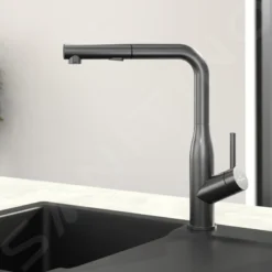 Villeroy & Boch Subway Style Shower - Keukenkraan Met Uittrekbare Sproeikop, Antraciet 92850005 -Exporteren Kraan Lux Winkel c7af183bda583af64fbc250d