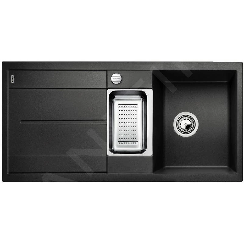 Blanco Metra 6 - Silgranit Spoelbak, 1000x500 Mm, Met Draaiknopbediening, Antraciet 513053 3 Blanco Metra 6 - Silgranit Spoelbak, 1000x500 Mm, Met Draaiknopbediening, Antraciet 513053