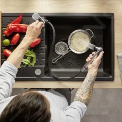 Blanco Wega S - Keukenkraan Met Uittrekbare Sproeikop, Coffee/chroom 526424 -Exporteren Kraan Lux Winkel c9c9ef77be989d731cd219b7