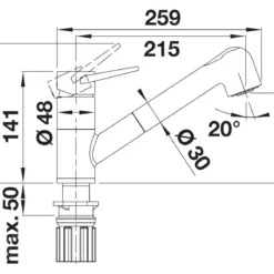 Blanco Wega S - Keukenkraan Met Uittrekbare Sproeikop, Antraciet/chroom 526420 8 Blanco Wega S - Keukenkraan Met Uittrekbare Sproeikop, Antraciet/chroom 526420 -Exporteren Kraan Lux Winkel ca14af65eed5f49667b1b756