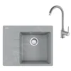 Franke Sets - Set G231, Fragraniet Spoelbak CNG 611-62 TL/7 En Keukenkraan FP 9000.084, Grijze Steen 114.0650.793 -Exporteren Kraan Lux Winkel cb46df9b5708f0f0da90fa52