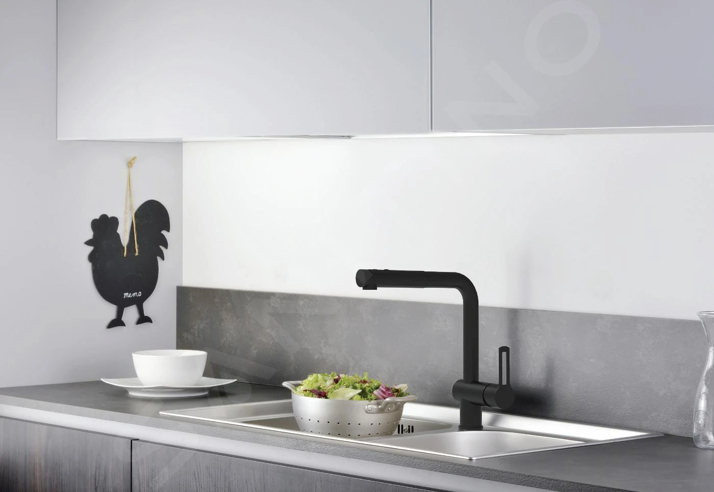 Paffoni Ringo - Keukenkraan Met Uittrekabre Sproeikop, Mat Zwart RIN185NO 5 Paffoni Ringo - Keukenkraan Met Uittrekabre Sproeikop, Mat Zwart RIN185NO - Afbeelding 3