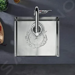 Hansgrohe Spoelbakken - Onderbouwspoelbak S719-U450, Roestvrij Staal 43426800 -Exporteren Kraan Lux Winkel cd24acd836eba0e0192d3e3e