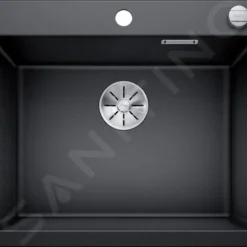 Blanco Pleon 6 - Silgranit Spoelbak, 615x510 Mm, InFino, Zwart 525954