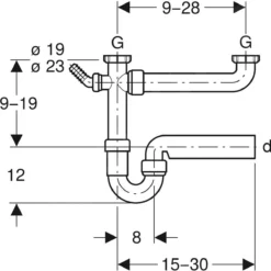 Geberit Toebehoren - Buissifon Voor Dubbele Spoelbak, Met Slangmondstuk, Afvoer Horizontaal, D 40 Mm 152.715.11.1 6 Geberit Toebehoren - Buissifon Voor Dubbele Spoelbak, Met Slangmondstuk, Afvoer Horizontaal, D 40 Mm 152.715.11.1 -Exporteren Kraan Lux Winkel cf3b20d6f5fb77739d1b71a2