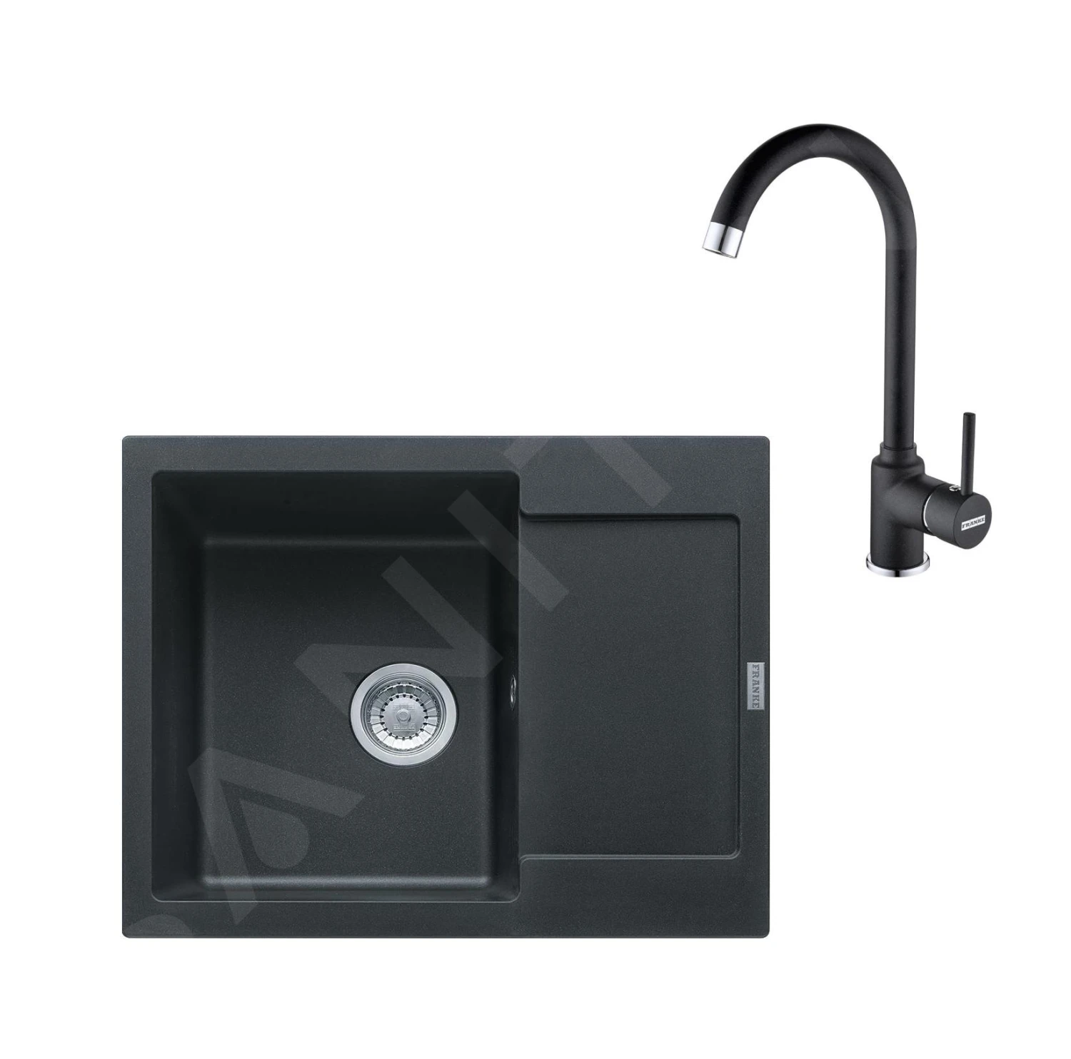 Franke Sets - Keukenset G166, Fragraniet Spoelbak MRG 611-62 En Keukenkraan FP 9000.071, Onyx 114.0587.933 3 Franke Sets - Keukenset G166, Fragraniet Spoelbak MRG 611-62 En Keukenkraan FP 9000.071, Onyx 114.0587.933