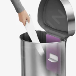 Simplehuman Afvalemmers - Afvalbak Met Sensor, 45 L, Gebrosteld Rvs ST2009 17 Simplehuman Afvalemmers - Afvalbak Met Sensor, 45 L, Gebrosteld Rvs ST2009 -Exporteren Kraan Lux Winkel cf7687e18f43267f8ad09e12