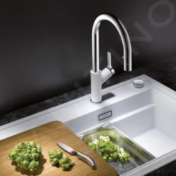 Blanco Carena S - Keukenraan Met Uittrekbare Sproeikop, Wit/chroom 521368 17 Blanco Carena S - Keukenraan Met Uittrekbare Sproeikop, Wit/chroom 521368 -Exporteren Kraan Lux Winkel cff22d67ba0281abeff9b96d