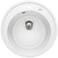 Blanco Riona 45 - Silgranit Spoelbak, Diameter 500 Mm, Wit 521398