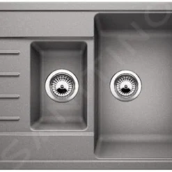 Blanco Legra 6 - Silgranit Spoelbak, 780x500 Mm, Compact, Aluminium 521303