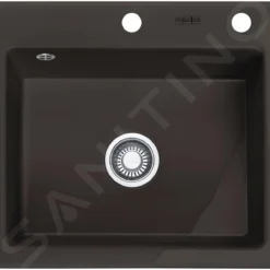 Franke Mythos - Keramische Spoelbak MTK 610-58, 580x510 Mm, Graphit 124.0335.850