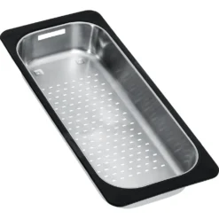 Franke Toebehoren - Inzetbak Voor Spoelbak, 183x433x64 Mm, Rvs/zwart Kunststof 112.0175.520