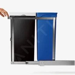 Simplehuman Afvalemmers - Uitschuifbare Recyclebak Voor Onder Het Aanrecht 20/15 L CW1016 10 Simplehuman Afvalemmers - Uitschuifbare Recyclebak Voor Onder Het Aanrecht 20/15 L CW1016 -Exporteren Kraan Lux Winkel d7a79893537eb294d06c50ae