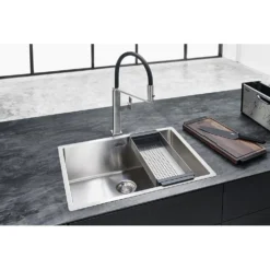 Franke Toebehoren - Box Center Voor Spoelbak Incl. Accessoires, Rvs/zwart Kunststof 112.0619.946 -Exporteren Kraan Lux Winkel d8cda315ff077ad011644a8a