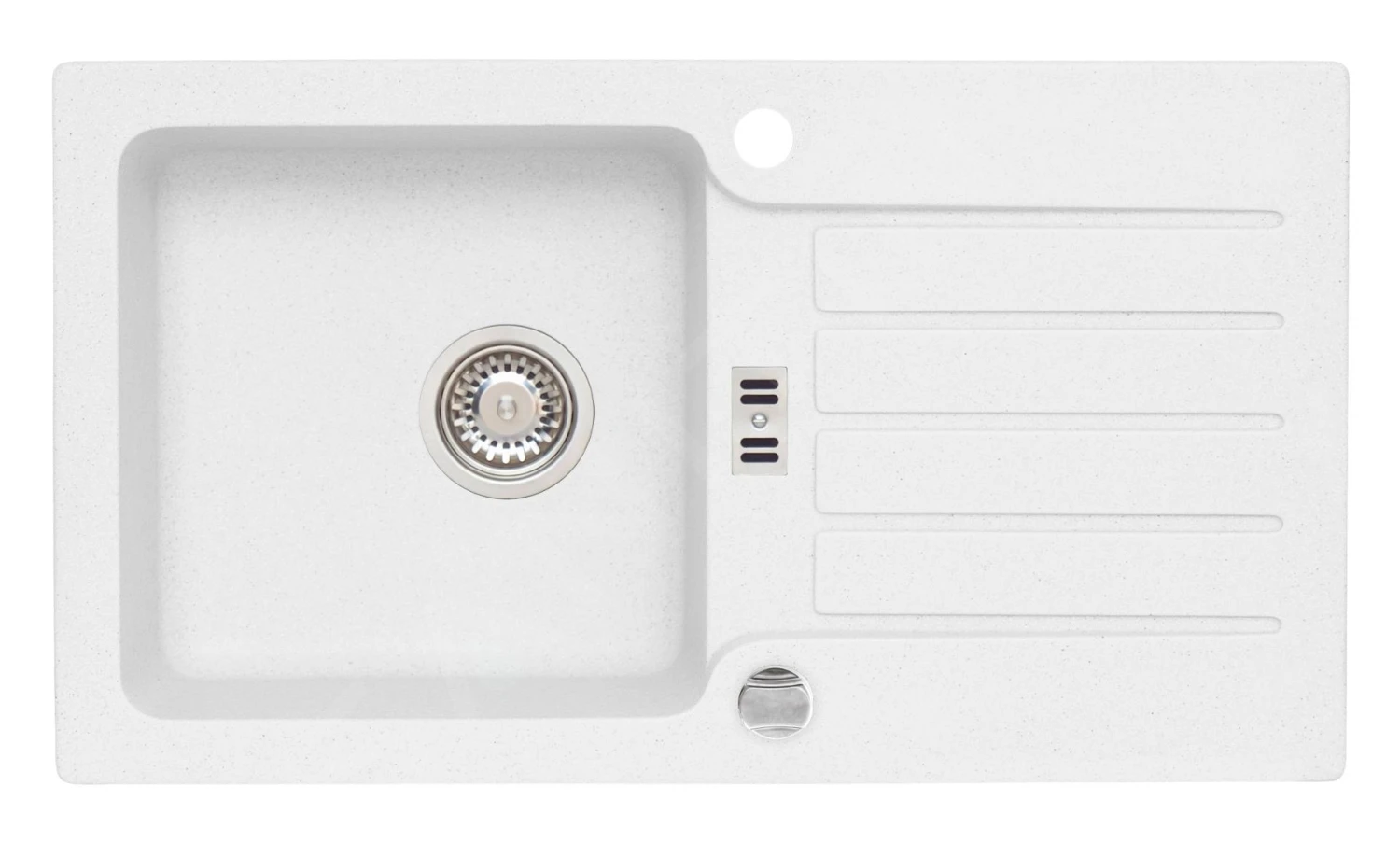 Alveus Niagara - Granieten Spoelbak 775x430 Mm, Met Draaiknopbediening, Arctic 1100886 3 Alveus Niagara - Granieten Spoelbak 775x430 Mm, Met Draaiknopbediening, Arctic 1100886