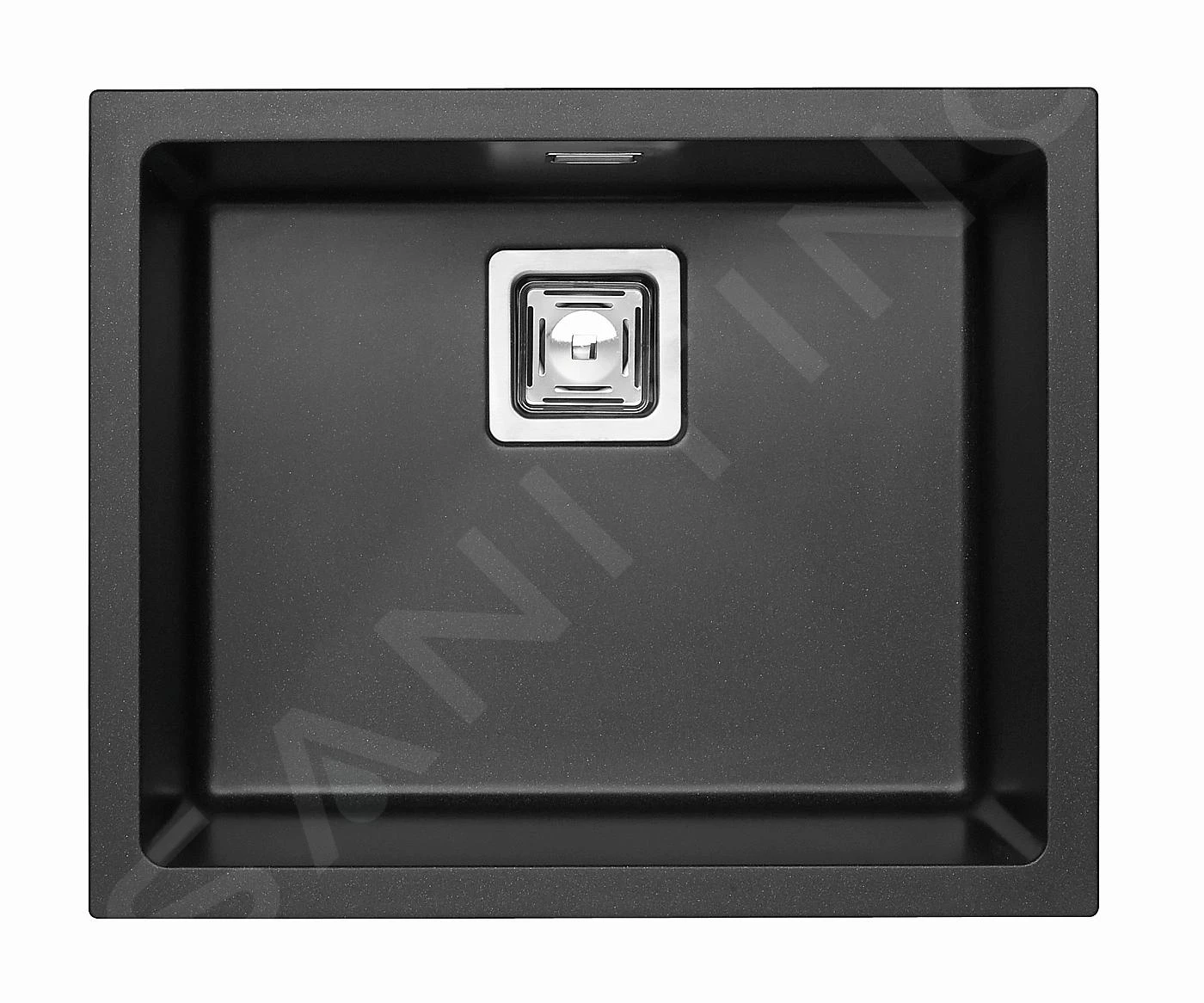 Alveus Quadrix Granital - Granieten Spoelbak 560x460 Mm, Met Draaiknopbediening, Twilight 1108038 3 Alveus Quadrix Granital - Granieten Spoelbak 560x460 Mm, Met Draaiknopbediening, Twilight 1108038