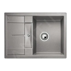Blanco Metra 45 - Silgranit Spoelbak, 680x500 Mm, Compact, Aluminium 519563