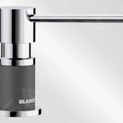 Blanco Accessoires - Lato Afwasmiddel Dispenser, Gray Rock/chroom 525817 -Exporteren Kraan Lux Winkel dccecd908f520dda6823ba58