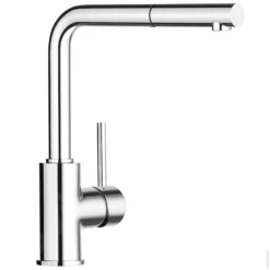 Blanco Mila S - Keukenkraan Met Uittrekbare Sproeikop, Chroom 519810