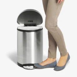 Simplehuman Afvalemmers - Afvalbak 6 L, Gebrosteld Rvs CW1834CB -Exporteren Kraan Lux Winkel ddb38d316836f94eb5a015f4 1