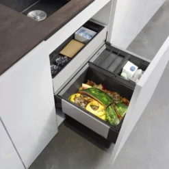 Blanco Select - Inbouw Afvalemmer, Met Scheidingswand, Inhoud 46 L 526210 12 Blanco Select - Inbouw Afvalemmer, Met Scheidingswand, Inhoud 46 L 526210 -Exporteren Kraan Lux Winkel e05451b1ae453655f70e5006