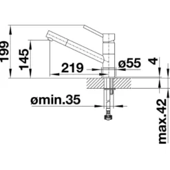 Blanco Kano - Keukenkraan, Wit/chroom 525030 -Exporteren Kraan Lux Winkel e2e345594b48682d71f3557e 1
