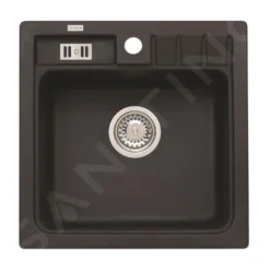 Alveus Sets - Set Spoelbak Niagara 20 En Keukenkraan Nina, Carbon SETA092 -Exporteren Kraan Lux Winkel e4303003453858cb92810917