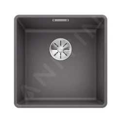 Blanco Subline 400 - Silgranit Spoelbak, 427x427 Mm, Grijze Rots 523495