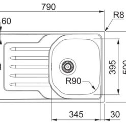 Franke Onda - Spoelbak OLN 611-79, 790x500 Mm, Rvs 101.0613.040 -Exporteren Kraan Lux Winkel e51bb8e9a0234d4364ee3506 1