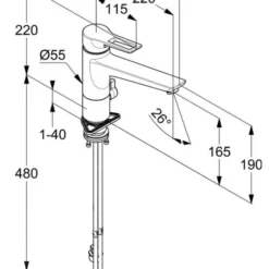 Kludi Mix - Keukenkraan Met Multi-aansluiting, Chroom 329060562 -Exporteren Kraan Lux Winkel e7e5daf33267cd5186d022c0