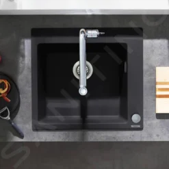 Hansgrohe Spoelbakken - Inbouwspoelbak Graniet S510-F450, Zwart Grafiet 43312170 -Exporteren Kraan Lux Winkel e81e7812116c9f7d7f90305c